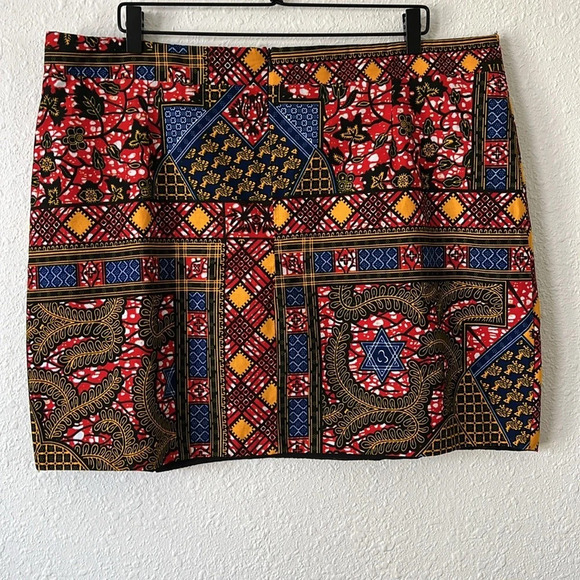 Grass Fields Printed Mini Skirt Size 20 - Picture 3 of 7